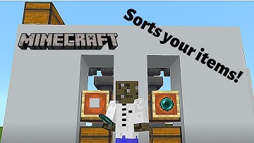 Minecraft Bedrock Item Sorter