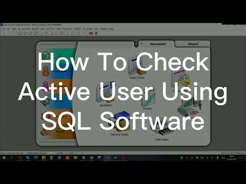 How To Check Active Users That Are Using SQL 如何查看正在使用SQL的用户