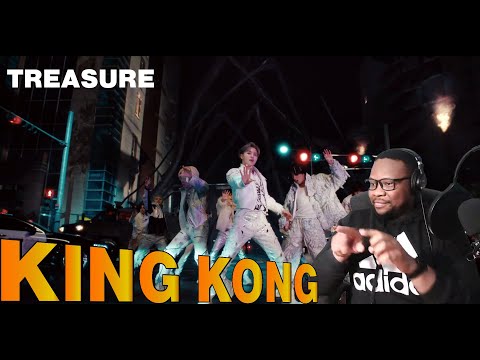 LISTEN, MY HEAD IS BOPPING| TREASURE - KING KONG M/V | REACTION