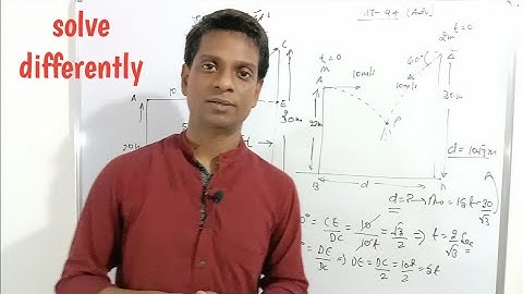 vector projectile 2 IIT JEE Olympiad