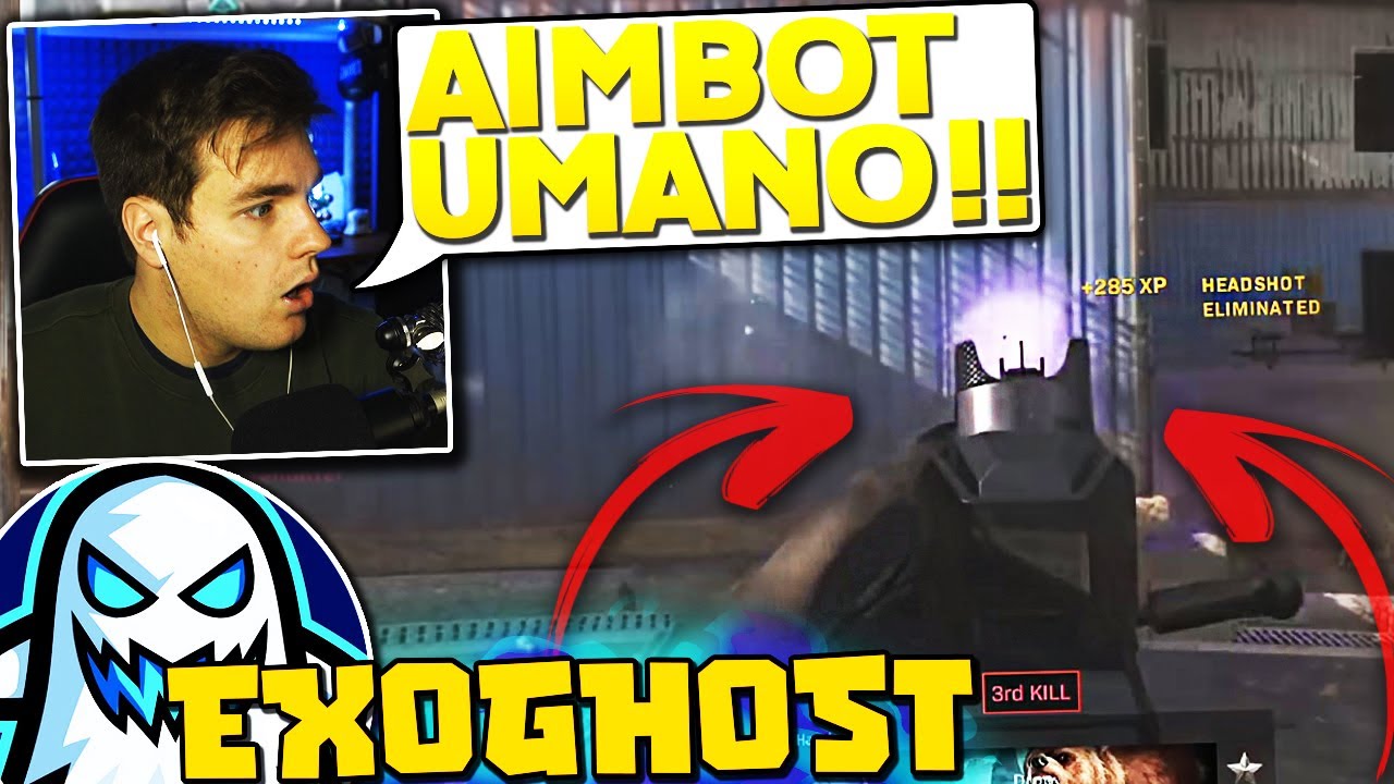 *REACTION* IL PLAYER PIÙ FORTE AL MONDO DI WARZONE !! [EXOGHOST] #9 - L'AIMBOT UMANO !!