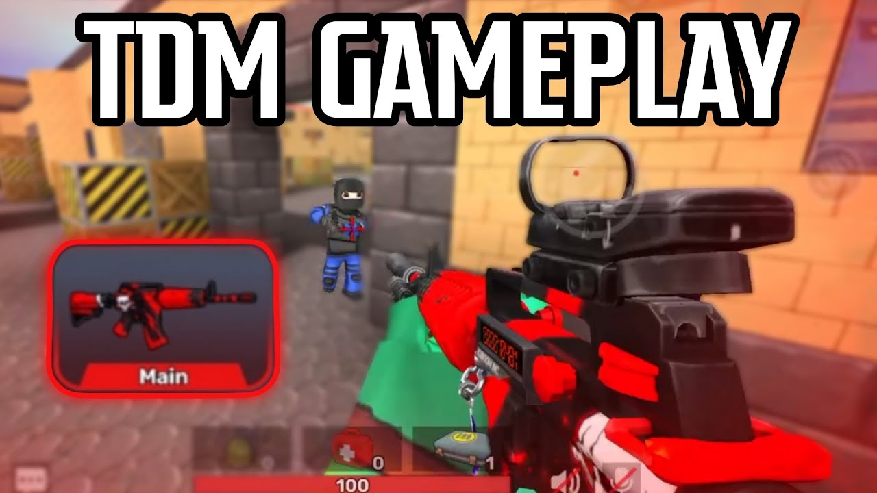 KUBOOM 3D TDM GAMEPLAY WITH M4A1 SKULL ☠️ AND AK 47 DRAGON 🔥 | BEST COMBO
