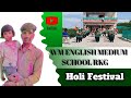 Avm school annual Day2023 |avm school holi celebration | AVM English medium school Rkg Holi Festival