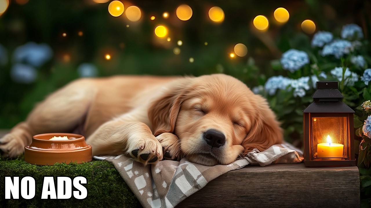 12 Hours Of Dog Calming Music 🌿 Relaxation Music for Dogs 🎻 Stress Relief for Deep Sleep and Calm