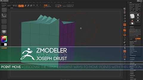ZBrush ZModeler Point Actions - Point Move