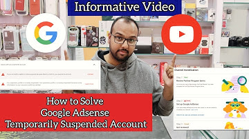 How To Solve Google AdSense Temporarily Suspended Account | Sazzon Informative Video