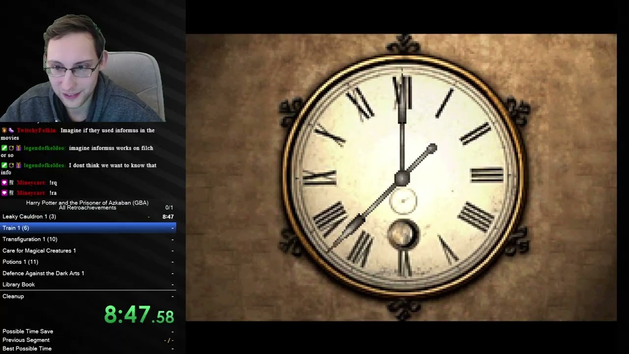 Harry Potter 3 (GBA) ALL "Retroachievements" Speedrun in 