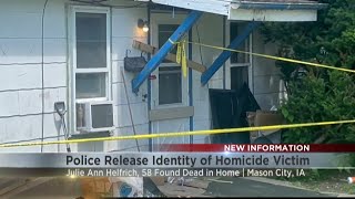 Mason City police release identity of woman found dead inside home