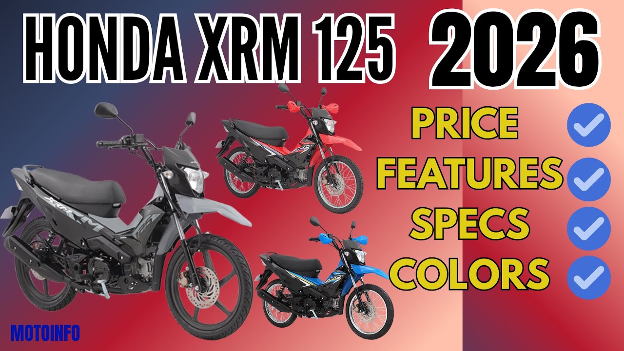 Honda XRM 125 2026 – Актуальная цена, характеристики и основные особенности на Филиппинах