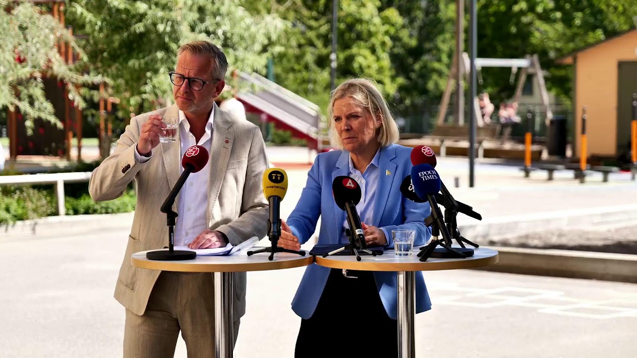 LIVE: Pressträff med Magdalena Andersson och Mikael Damberg - Sammanfattning