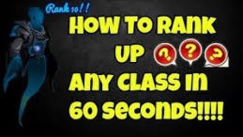 AQW (Fastest Way)to Rank UP All Classes