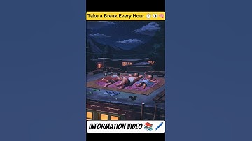 Take a Break Every Hour ⏱️👀🧠 ||1 घंटे बाद स्क्रीन से नज़रें हटा लो 👀 ||#video #shortsfeed