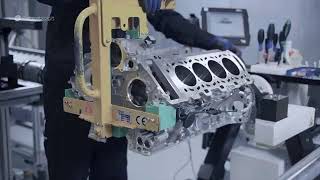 شاهد كيفية صنع محرك سيارات  Mercedes- AMG.MOTEUR V8
