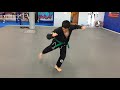 Solo drills for throwing techniques in judo or BJJ