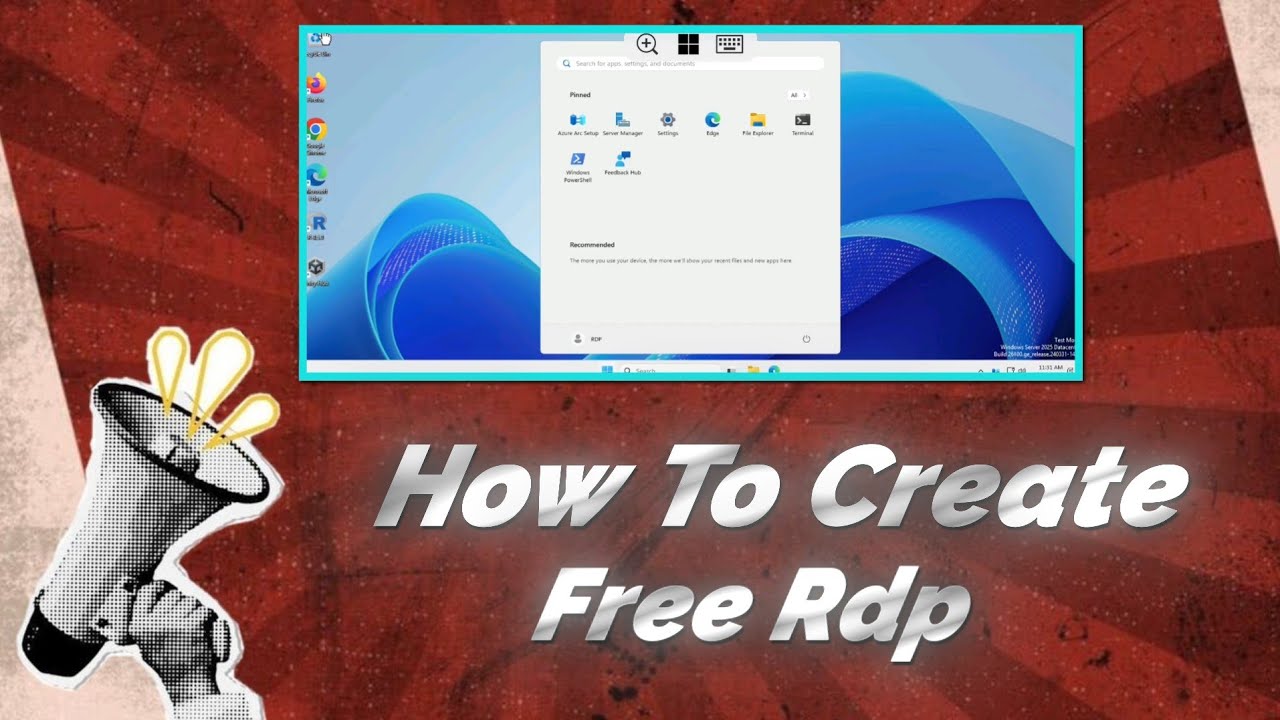 How to create rdp Free / @HASUPORTAL_1Z - YouTube