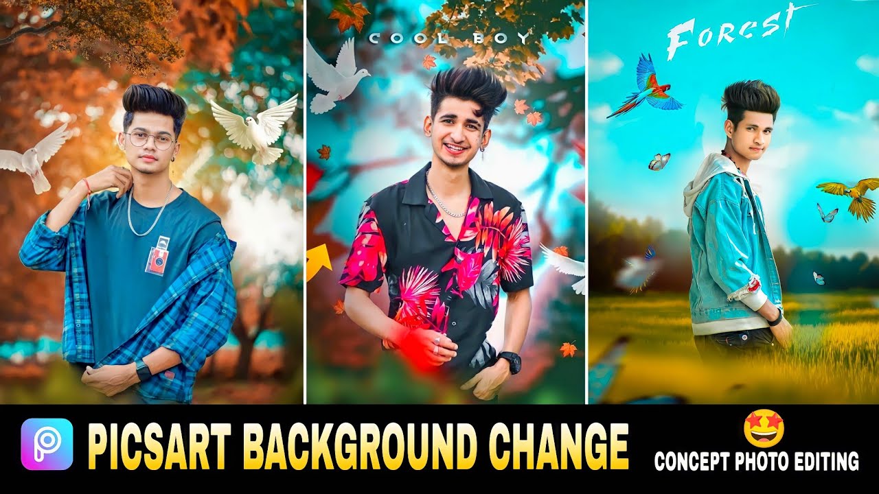 PicsArt Photo Editing  Background change Photo Editing Step By Step 