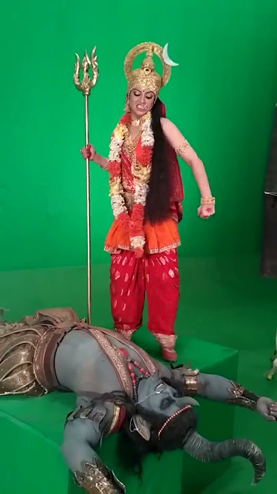 #Shorts Akankshapuri as Maa Chandrika / Viral video/ Vighnharta Ganesh / VINAYAK VISION FILMS