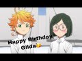 Happy birthday to Gilda / from the anime TPN / (my first anime edit) read description