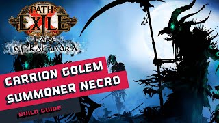 [3.19]Carrion Golem Summoner Necromancer Path of Exile Build Guide