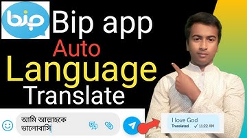 Bip app auto language translate|| যেকোনো ভাষায় কথা বলুন বিপ এ্যাপ দিয়ে ||  Bip New update.