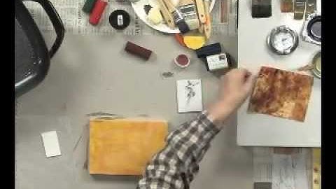 Encaustic - Embed: Part 1 - Starting with a Rust Print