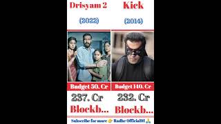 drishyam 2 vs kick movie comparison || Ajay Devgan vs Salman Khan movie comparison