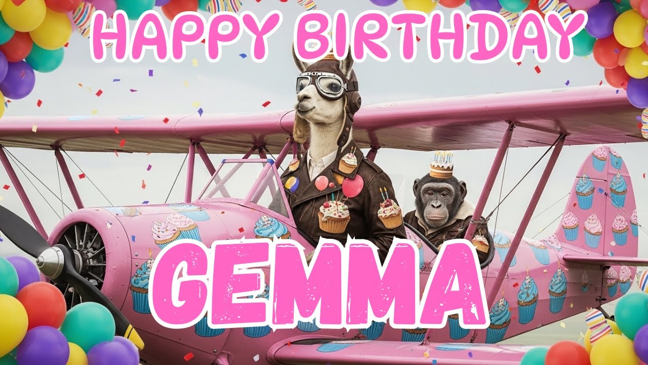 Watch GEMMA Happy Birthday Song - Happy Birthday to Gemma on YouTube Watch GEMMA Happy Birthday Song - Happy Birthday to Gemma on YouTube