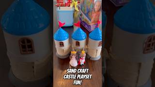 Sand Craft Castle Playset Fun! #sandcraft #playset #kineticsand #craft #fyp