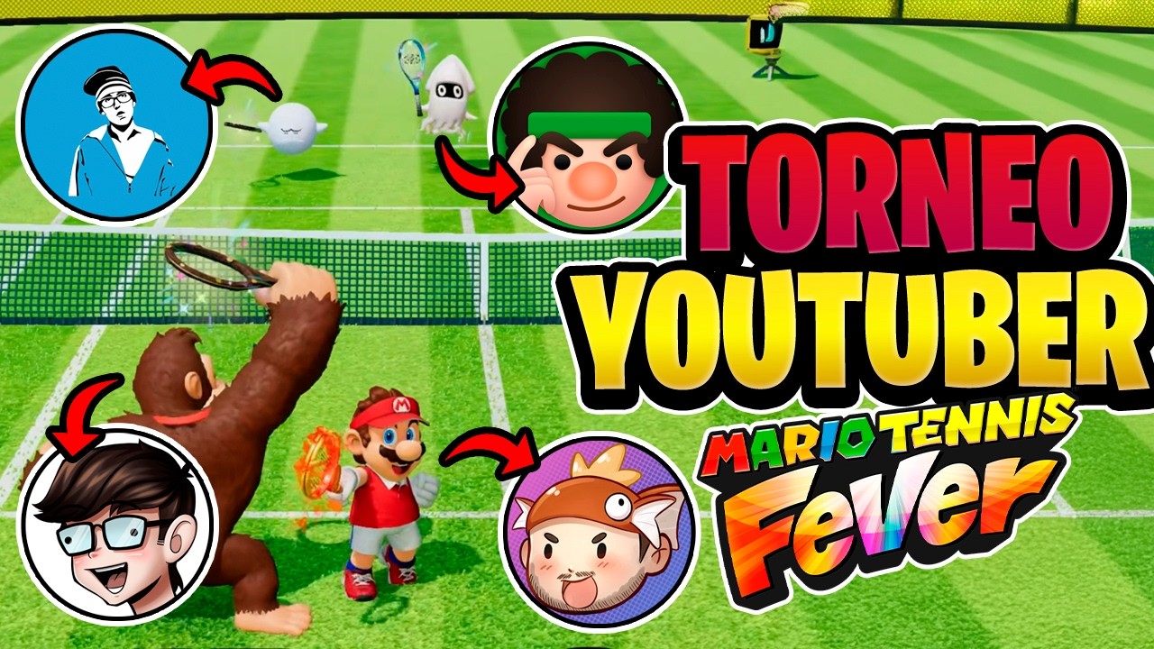 Torneo de Mario Tennis Fever con Youtubers 💪💪💪