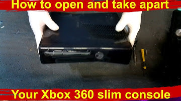 How to open your Xbox 360 S console. Xbox 360 slim disassemble / teardown / take apart tutorial
