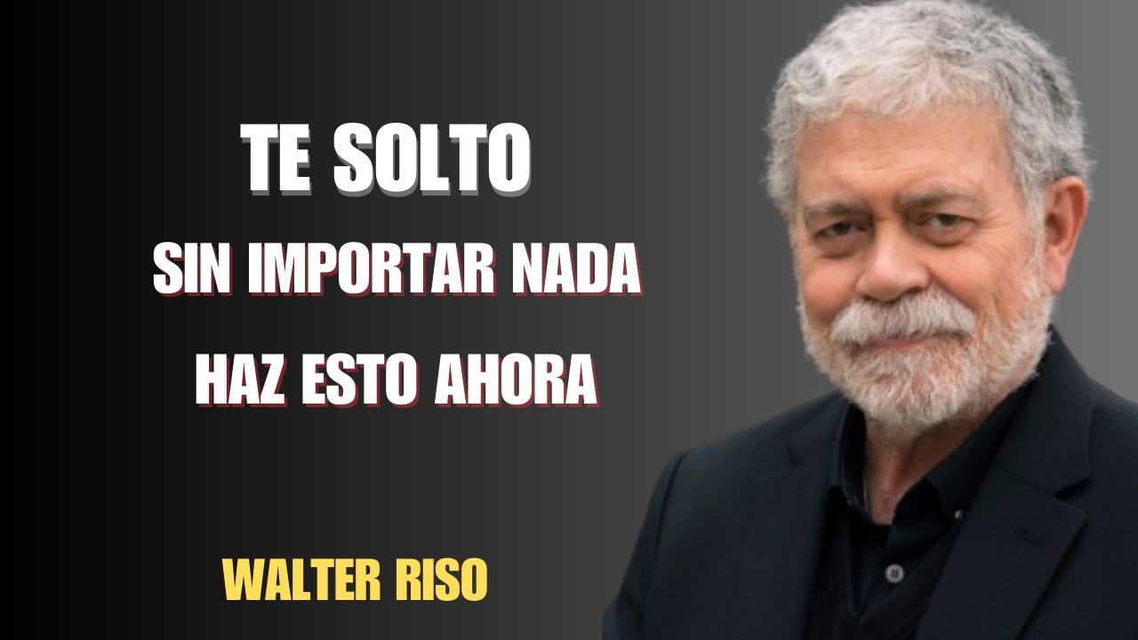 Te dejó ir sin importar haz esto y mira qué pasa  Walter Riso