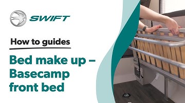 How to set up the front bed in your Swift Basecamp