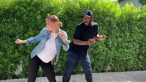 tWitch and Allison dance to "Boogie Shoes" by K.C....