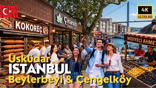 🇹🇷 Istanbul Turkey 2026 Üsküdar 4K Walking Tour | Bosphorus Views, Foods, Beylerbeyi to Çengelköy screenshot 4