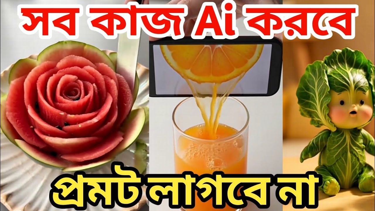 AI will do all the work 😱 Create videos with AI 😀ai video kivabe banabo || ai video editing