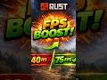 Rust FPS BOOST Geldi  #rust #rustshorts  #fpsboost