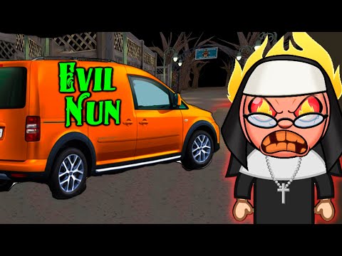 Концовка Монахини с машиной Каспер играет в Evil Nun прохождение