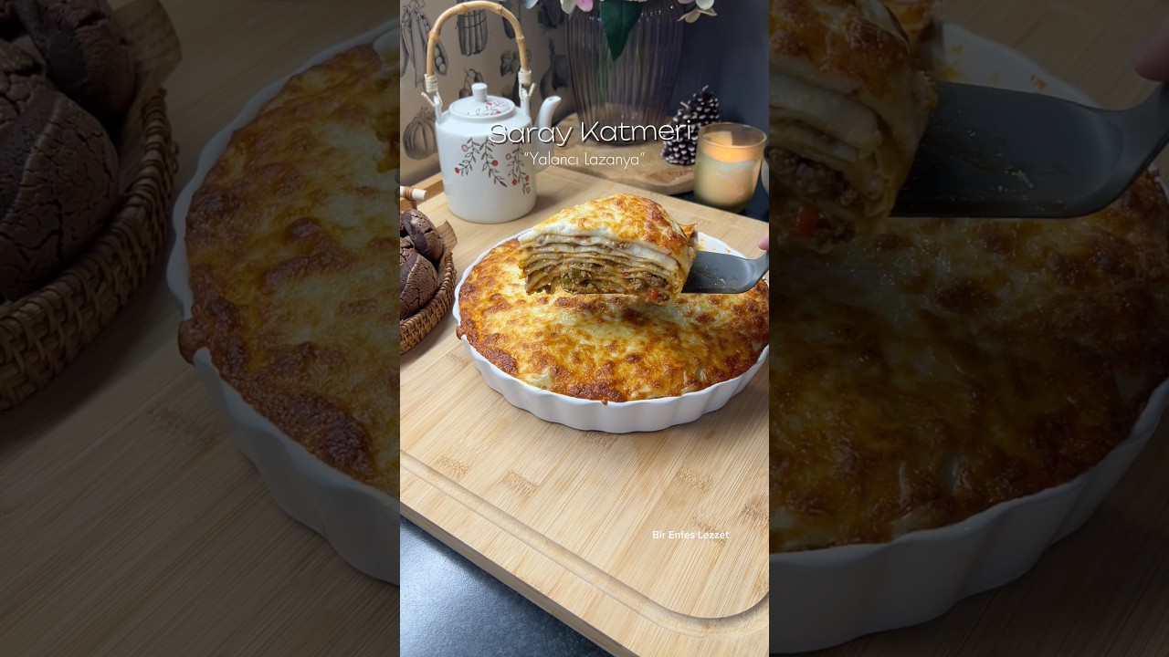Yaptığım Gibi Bitti ! Saray Katmeri (Krep Lazanya) #shorts #food #pratiktarifler #yemektarifleri