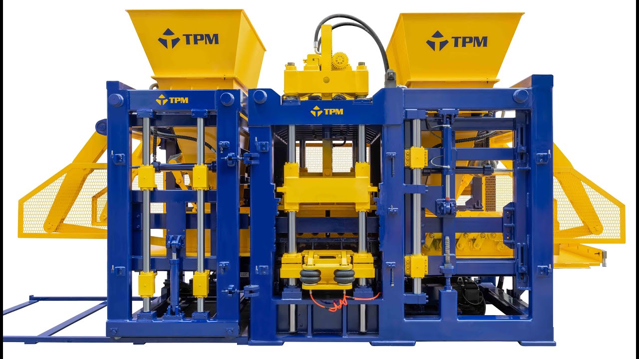 State of the art European design TPM10000 Concrete paver block machine