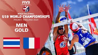 THA vs. FRA - Men's Gold | U19 Beach Volleyball World Champs 2021