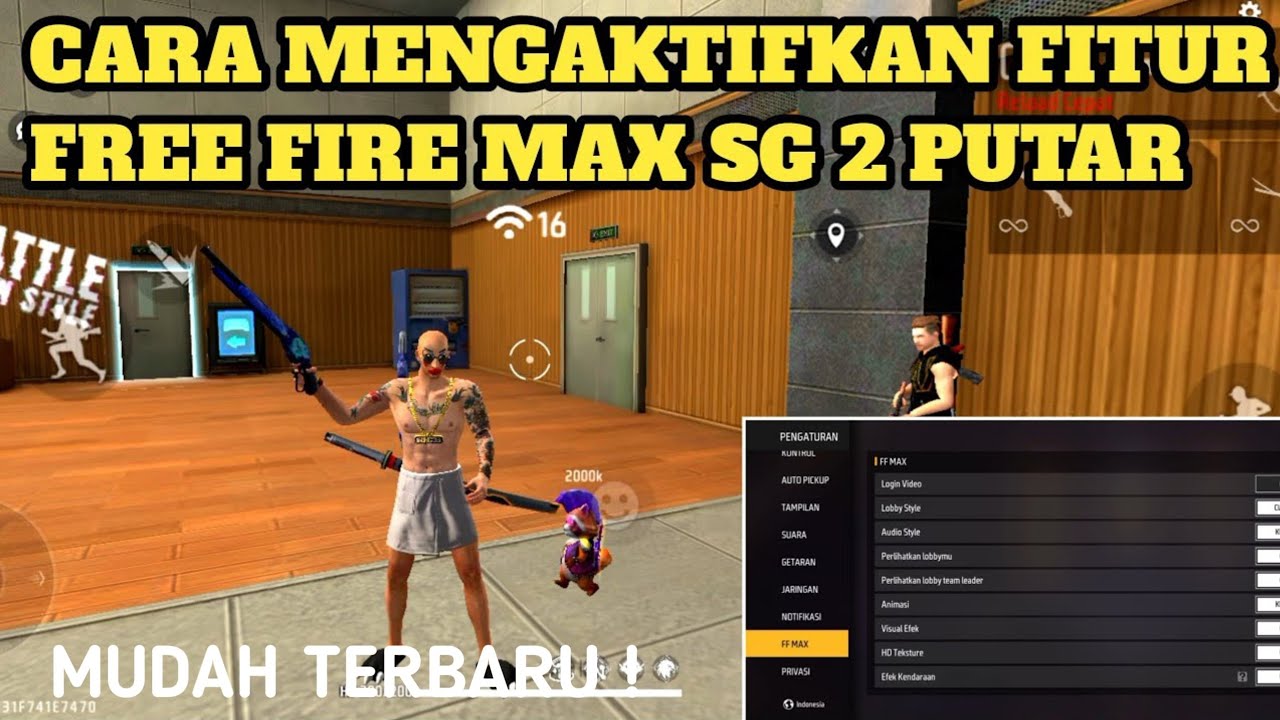Cara mengatasi ff max seperti ff biasa ubah suara ff max seting reload ...