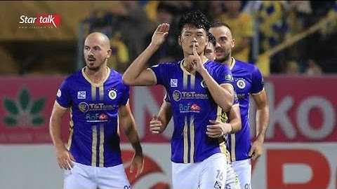 Thành Chung ăn mừng khiêu khích sau khi ấn định tỉ số