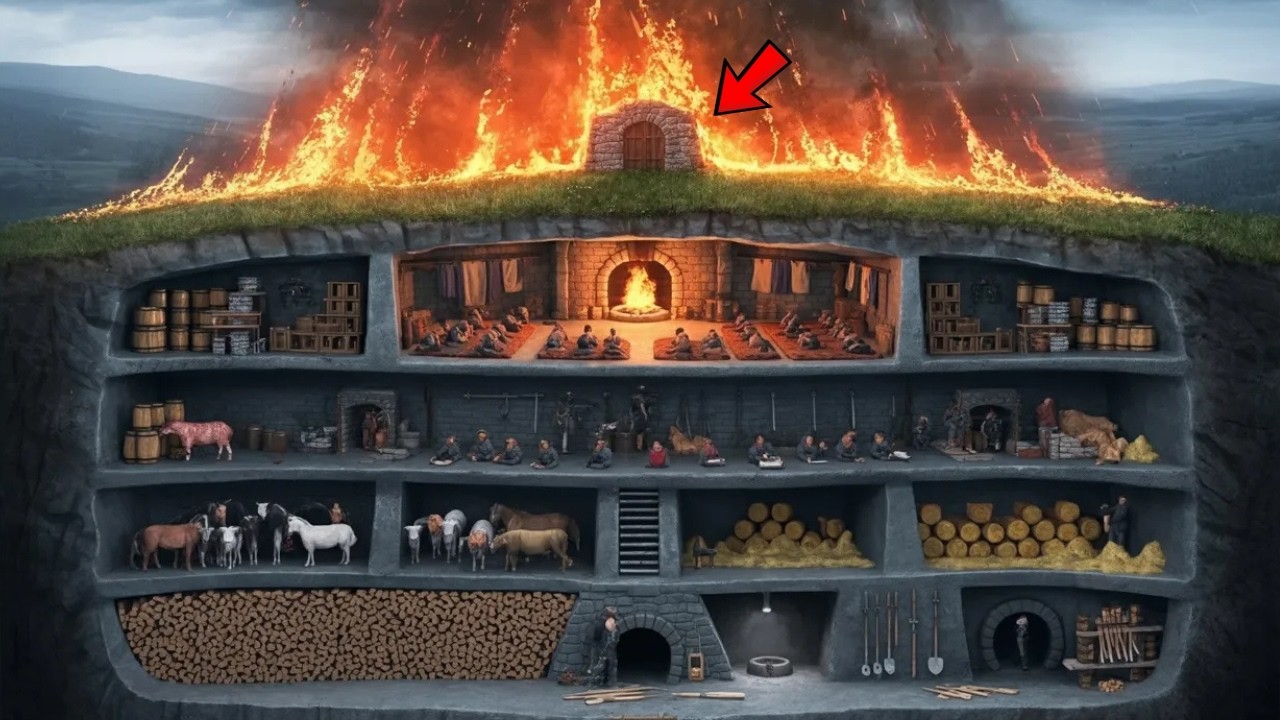 They Called His Underground Fortress Madness... Until It Sheltered 90 People From the Inferno