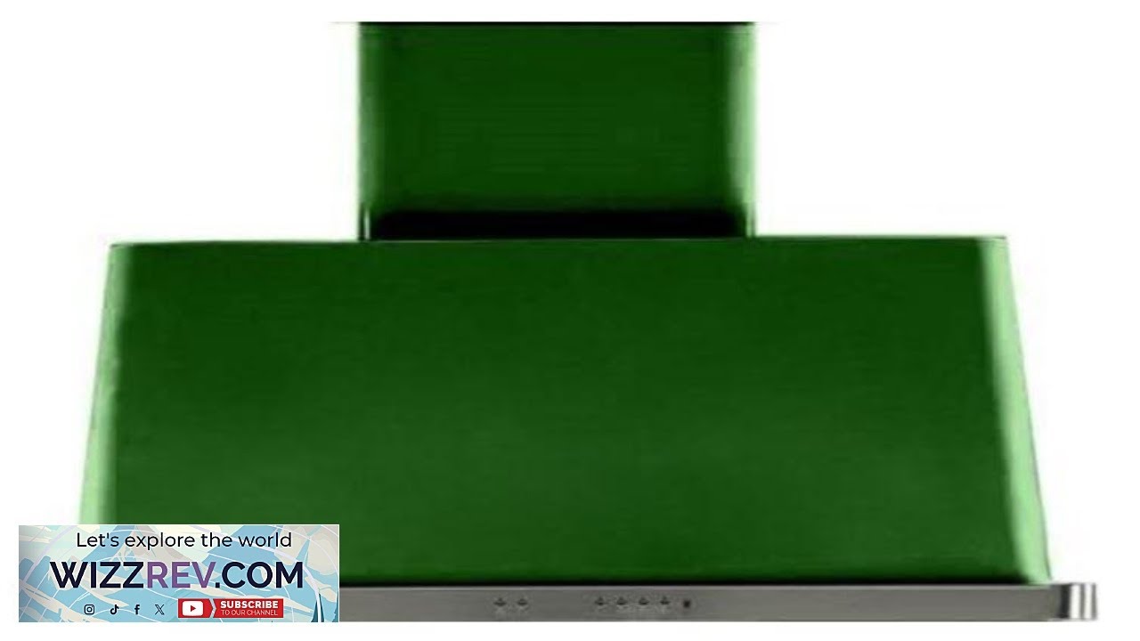 Majestic 40" Wall Mount Convertible Range Hood 850 CFM Emerald Green