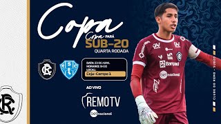 COPA PARÁ SUB-20 - Clube do Remo x Paysandu - (Com Imagens)