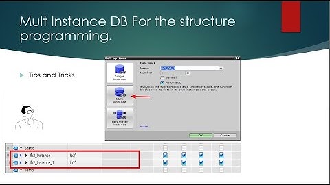 Siemens PLC MultiInstance DB for well Structure Programming.
