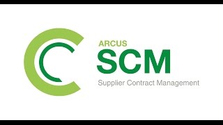 ARCUS Supplier Contract Management Introduction
