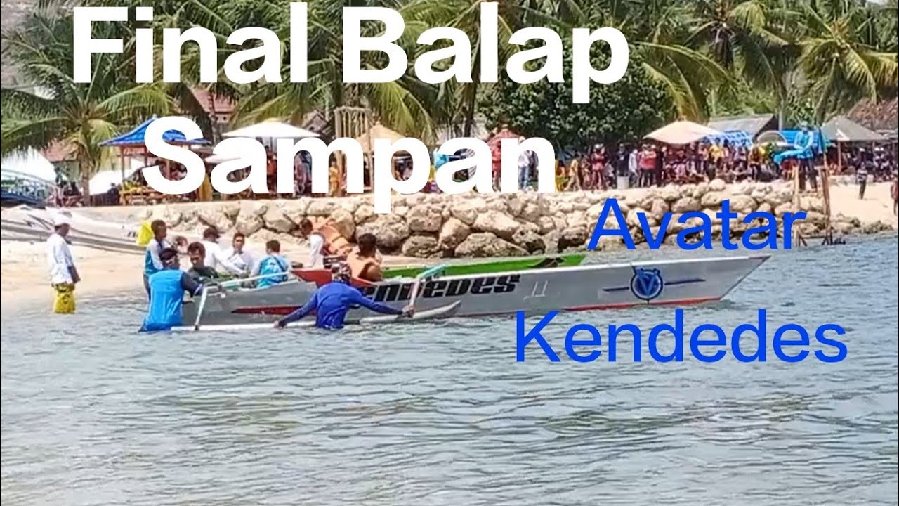 Final Balap sampan pantai gelora ! boat race