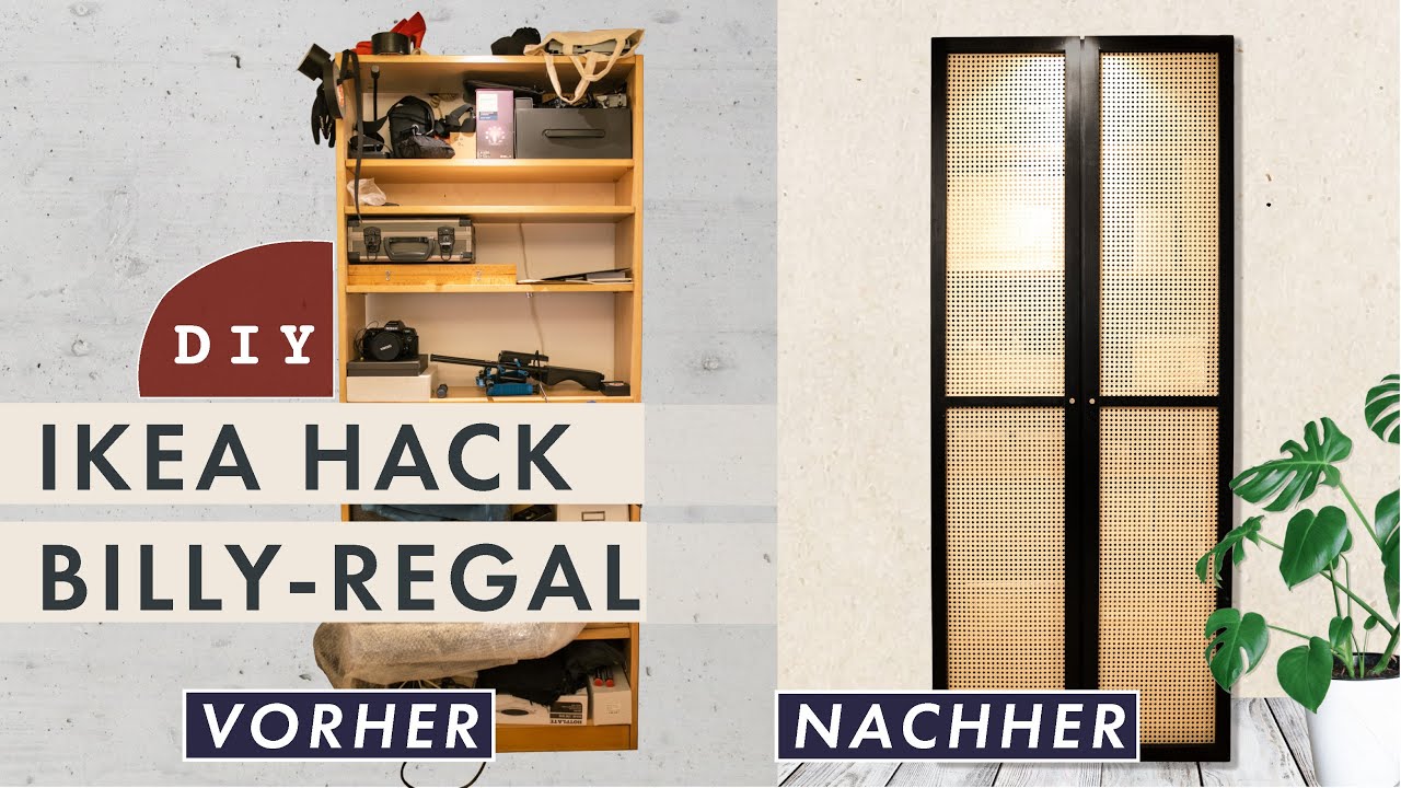 IKEA HACK Billy Regal | Edles Upcycling mit Wiener Geflecht | Jelena Weber  - YouTube