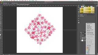 Turning a watercolour painting into a repeat pattern